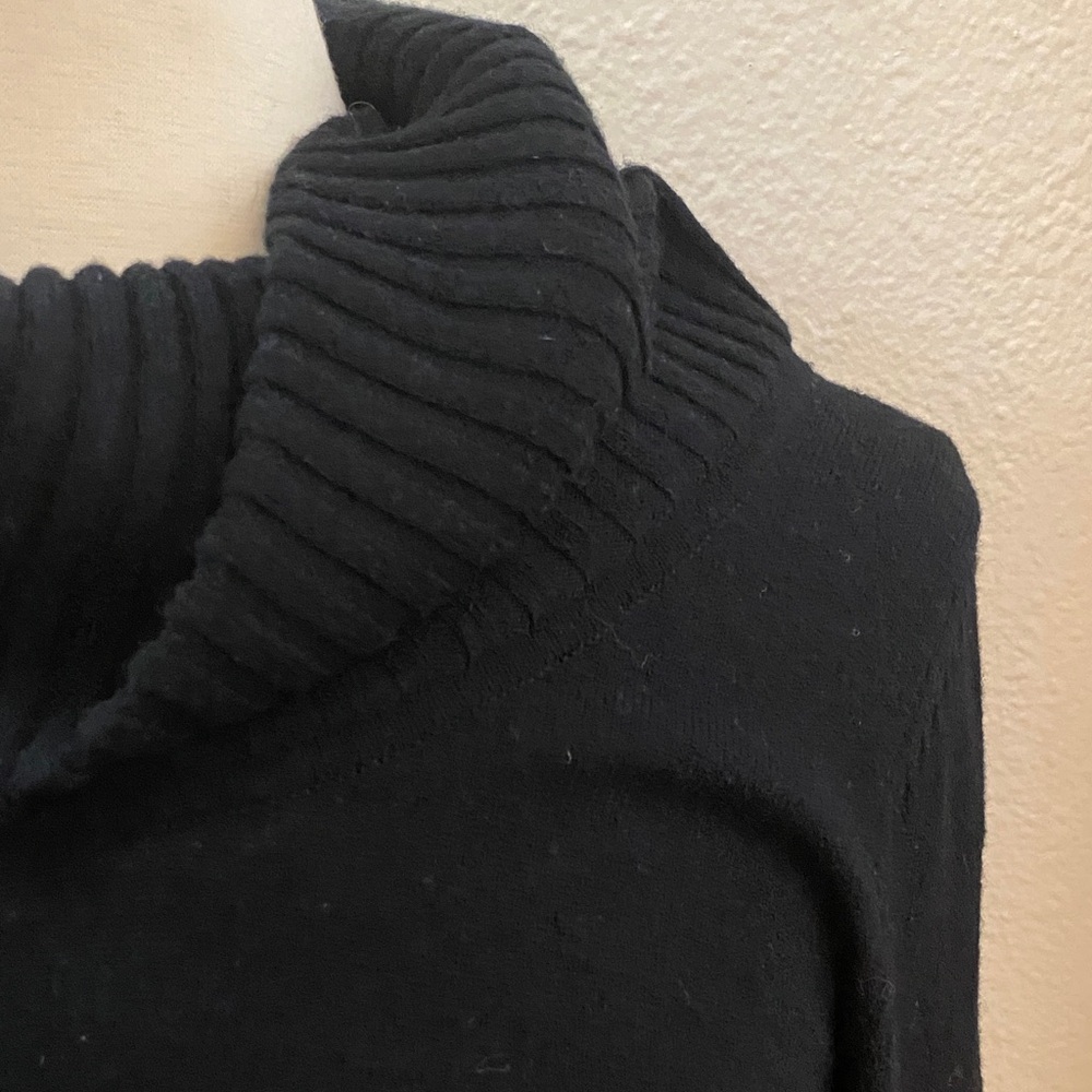 Athleta extra fine Marino wool Black Turtleneck Dress - Picture 2 of 5